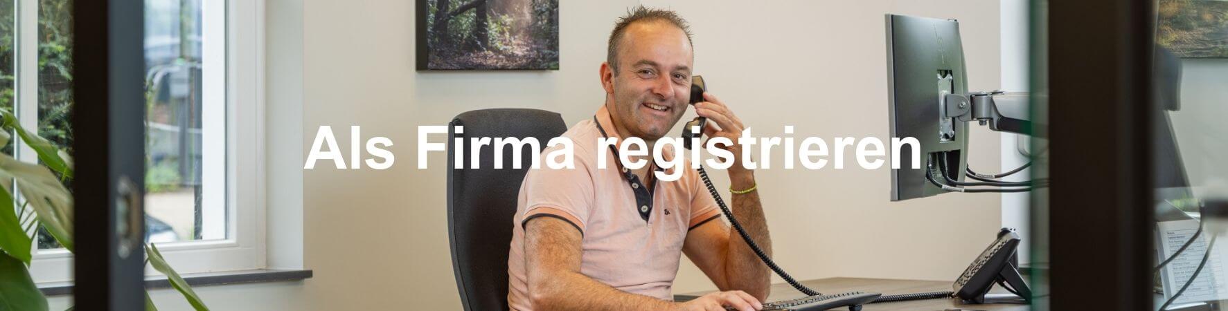 Als Firma registrieren